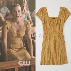 Abercrombie & Fitch Bow-Back Skater Dress